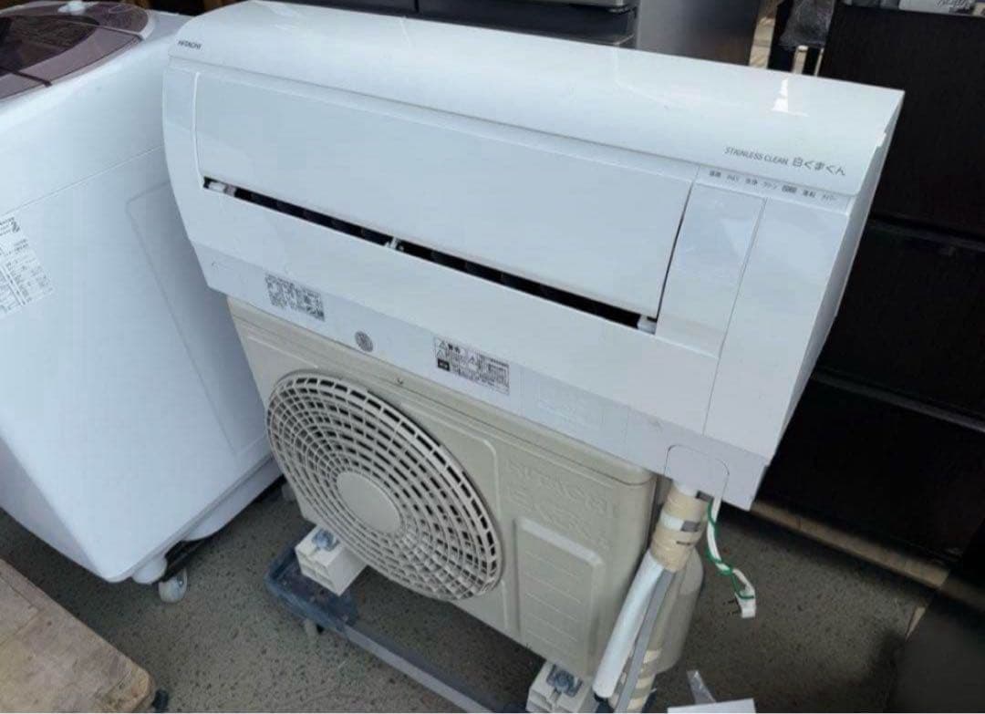 【高年式】2024年式 2.2kw 日立 エアコン RAS-KW22N (W)