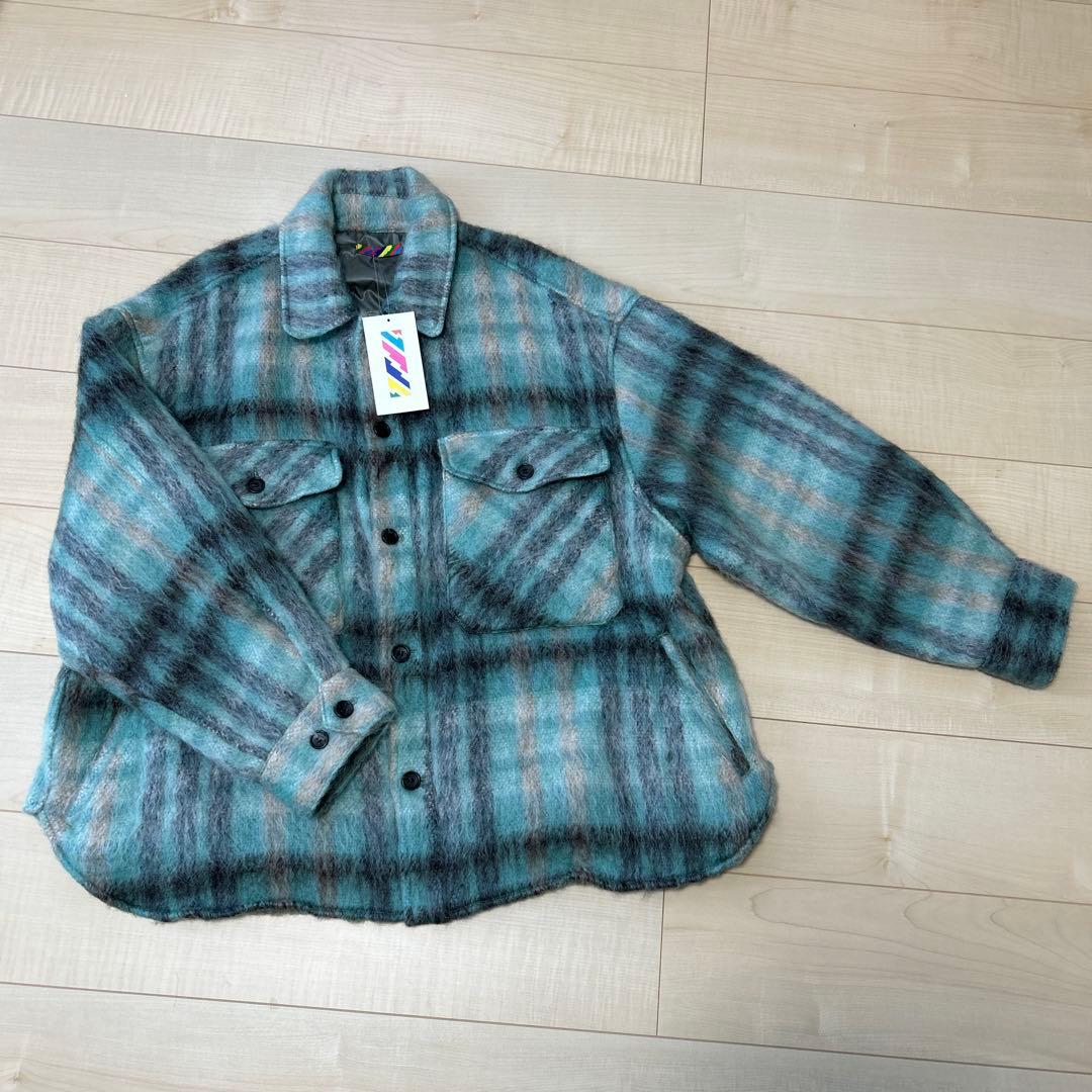 is-ness「CPO SHIRT JACKET」 is-ness CPO Shirt Jacket - Green/Black