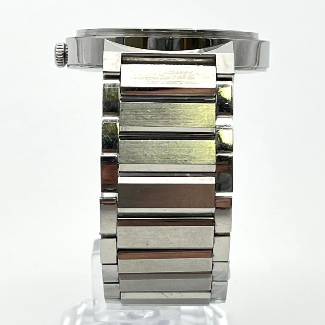 良品 スワロフスキー 時計 電池交換済 ダイヤ ロゴ金具 2針 ラウンド