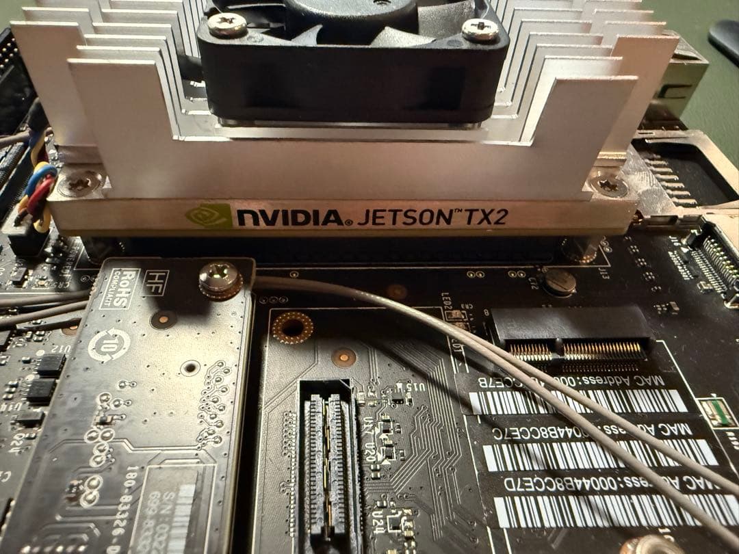 【動作未確認】NVIDIA Jetson TX2 本体、電源アダプター付き