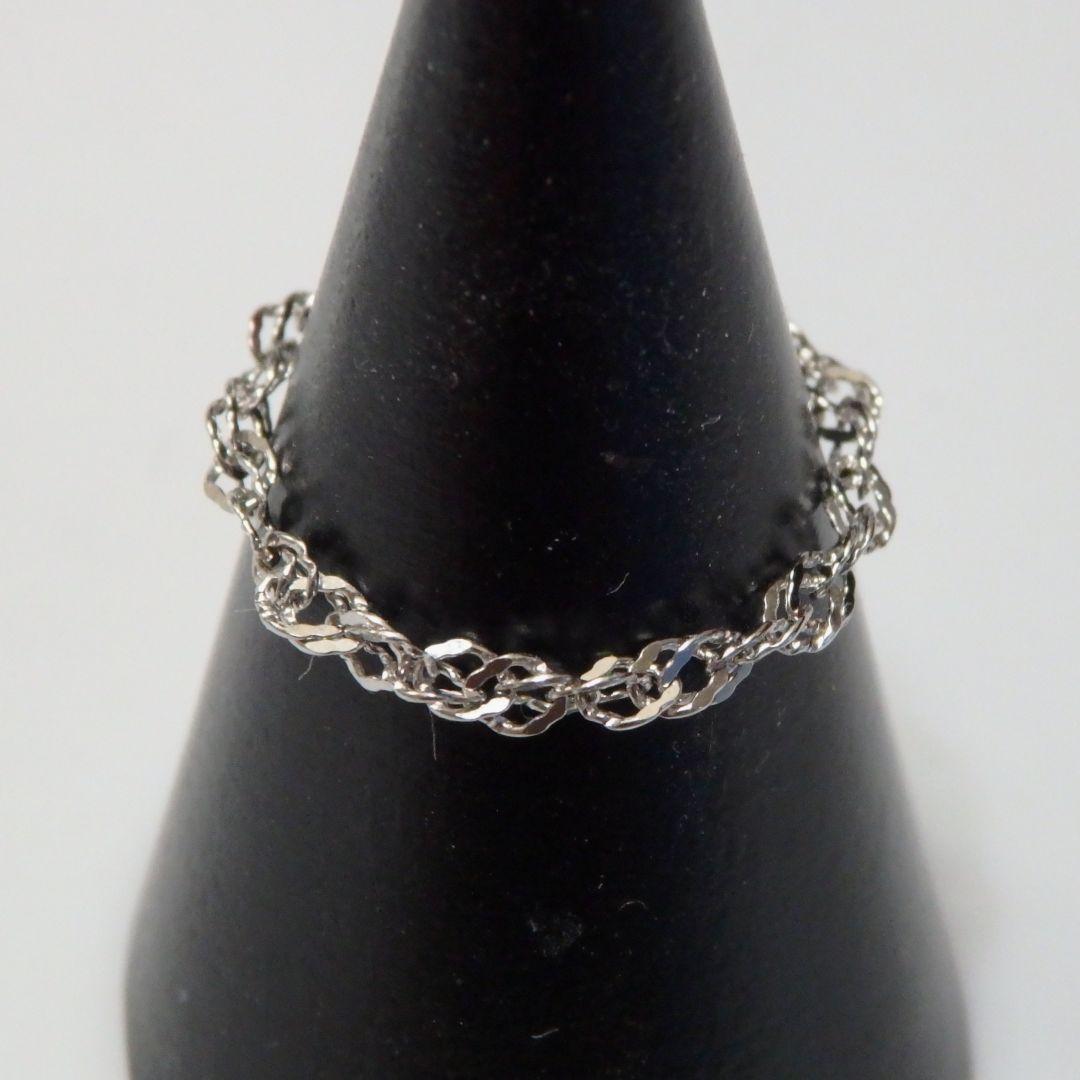 花の慶次様専用 プラチナリング スクリューチェーン チェーンリング