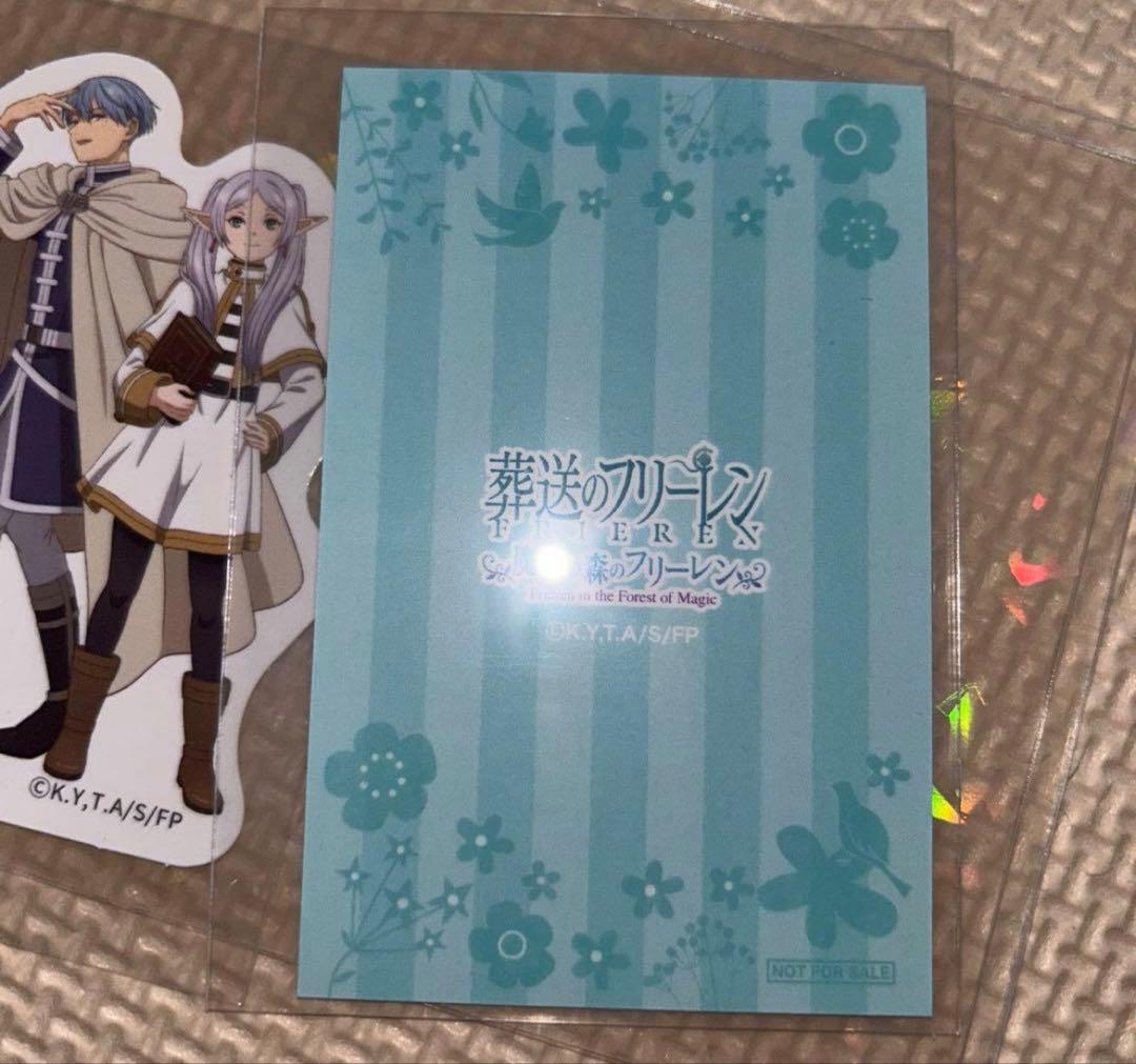 葬送のフリーレン 特典 チェキ風カード ステッカー - メルカリ