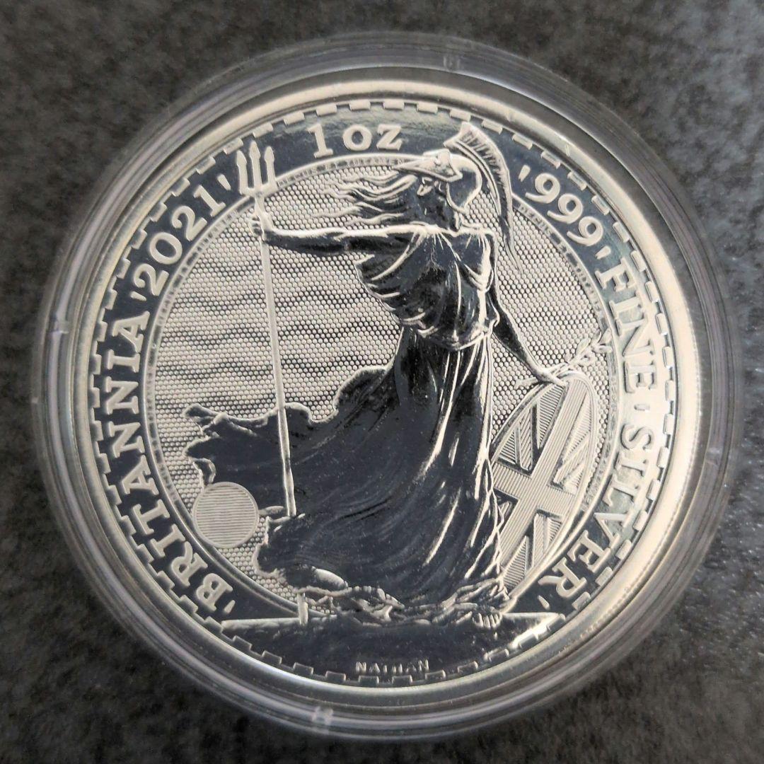 2021年　イギリス・ブリタニア銀貨1オンス AP219226