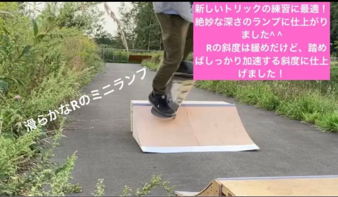 ミニランプ スケボー ランプ 組み立てキット 1台分 セクション - メルカリ