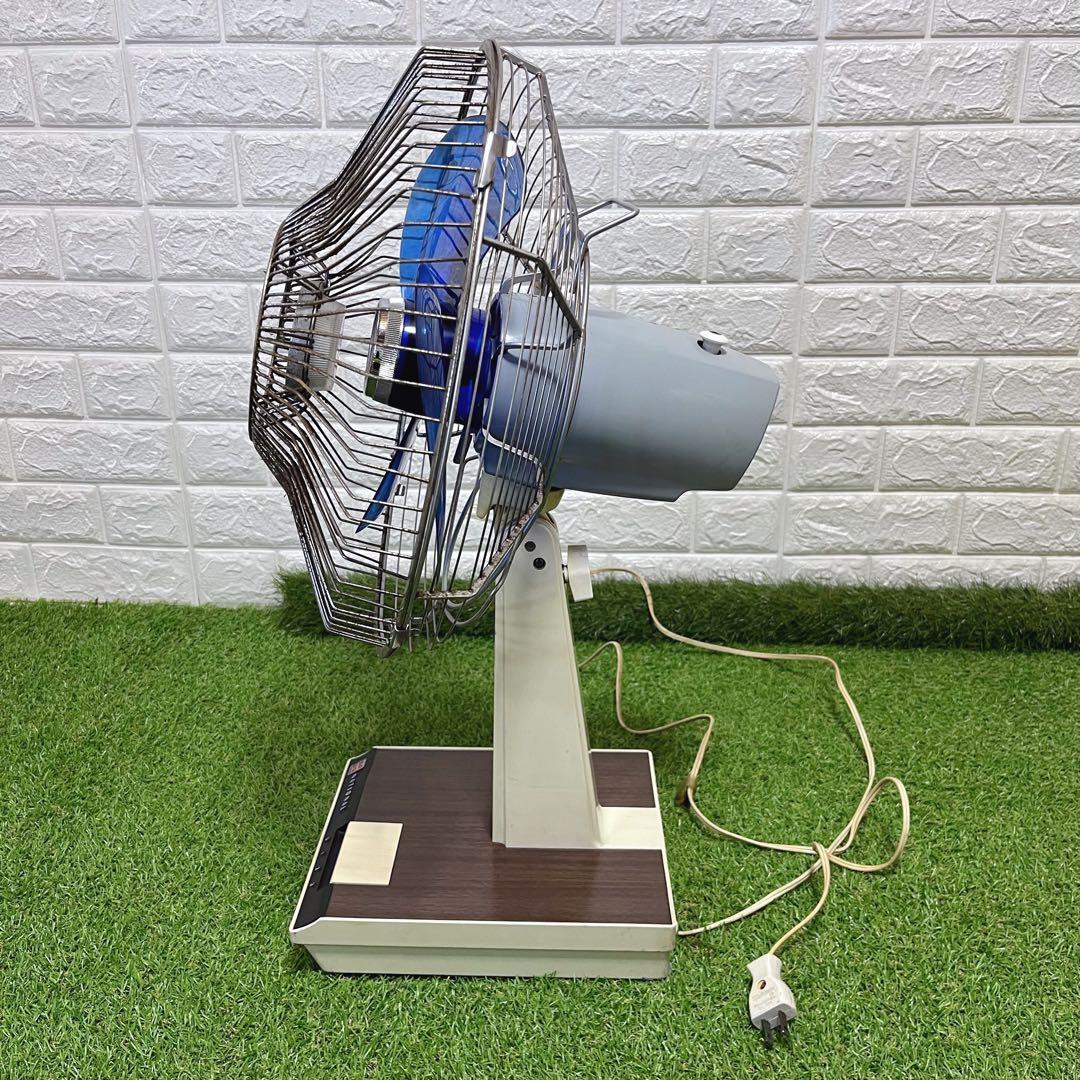 昭和レトロ 王冠マーク ナショナル レトロ扇風機 動作確認済