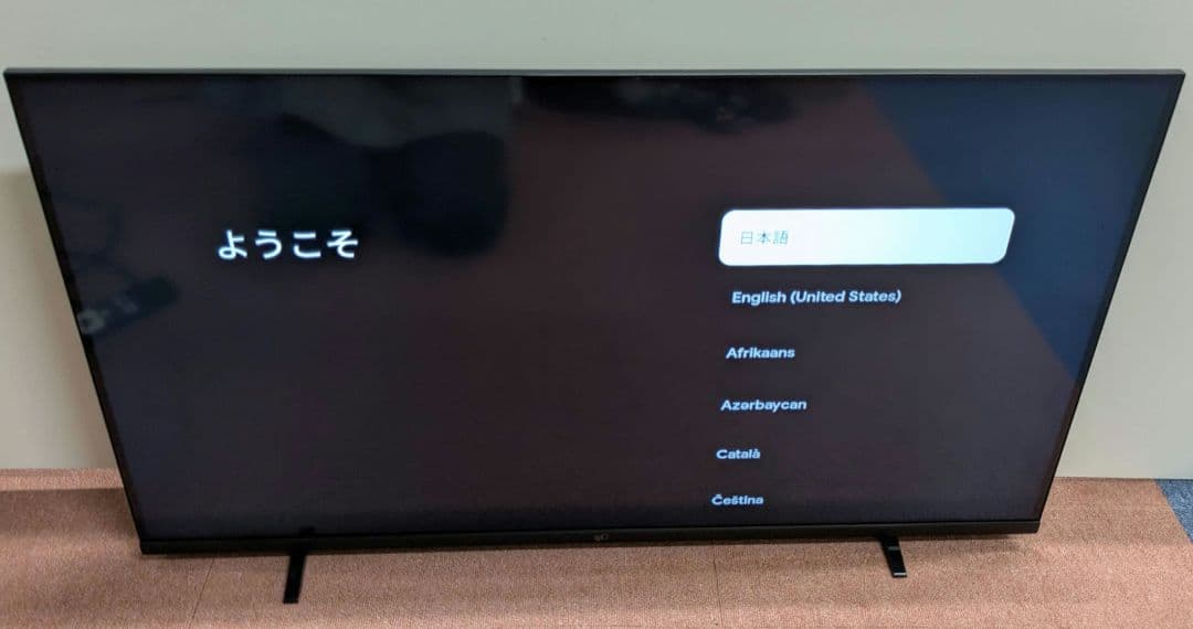 sky 2024年FPD チューナーレス GoogleTV CG40-P2