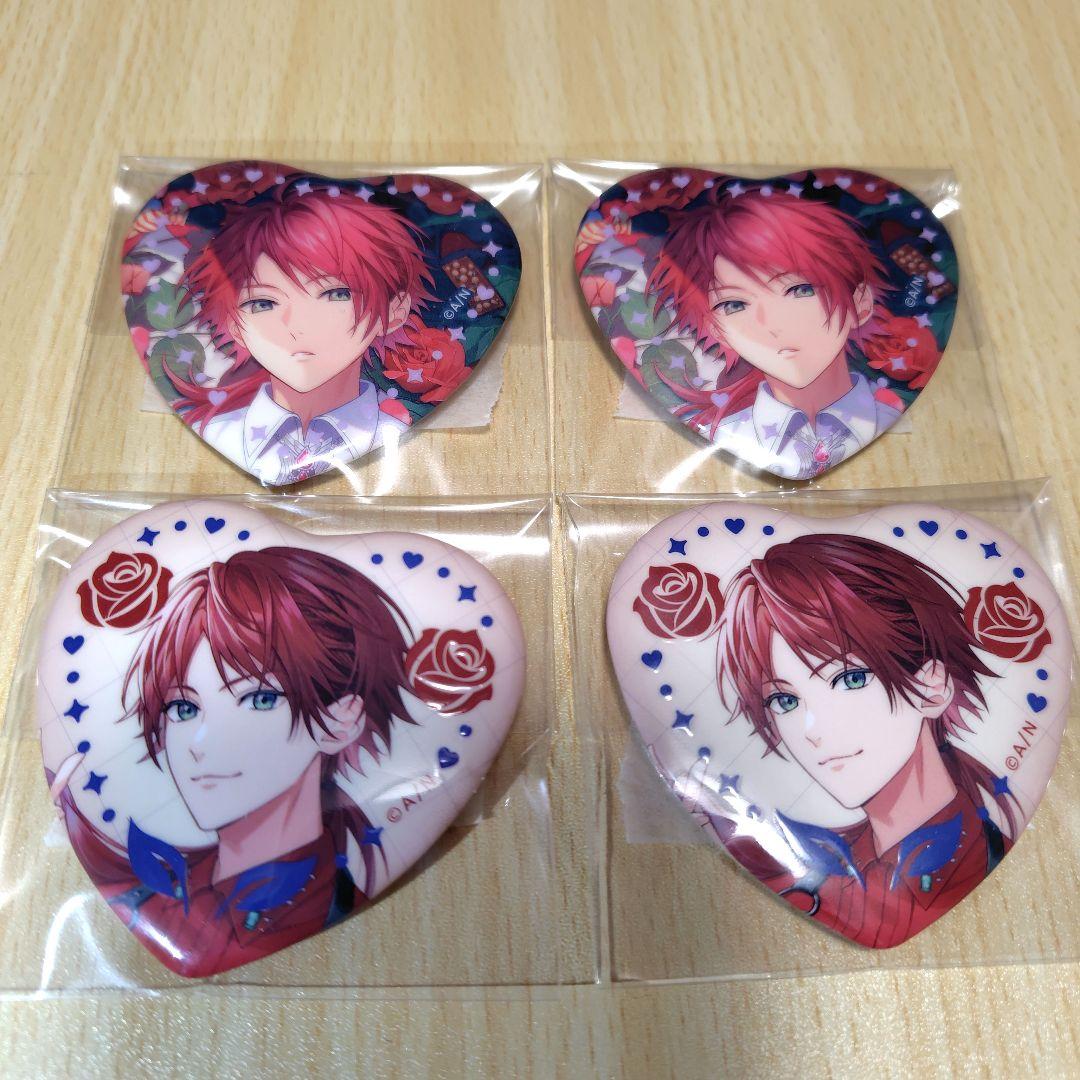 Rose Valentine ローレン・イロアス ハート型缶バッジ - メルカリ