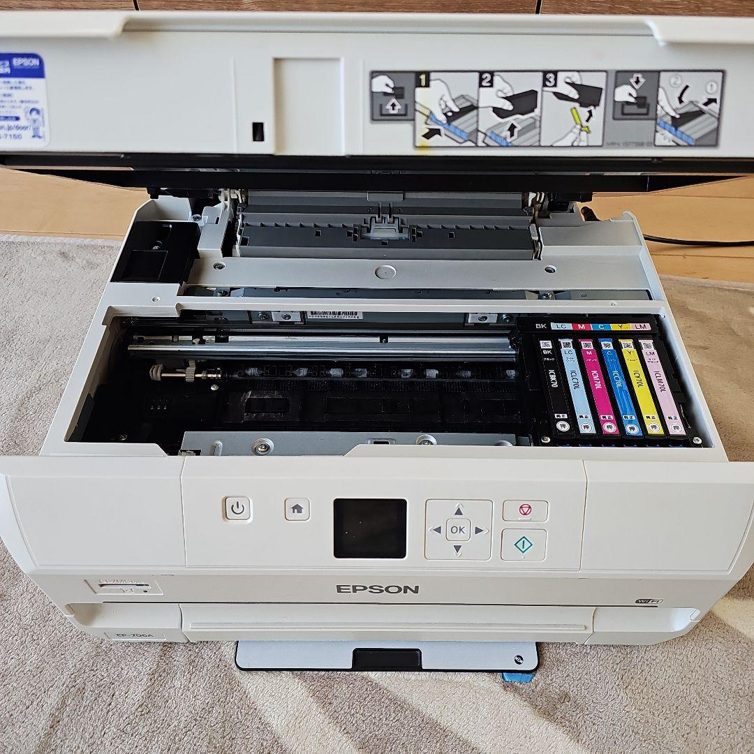 EPSON EP706A ジャンク品　純正インク6本付