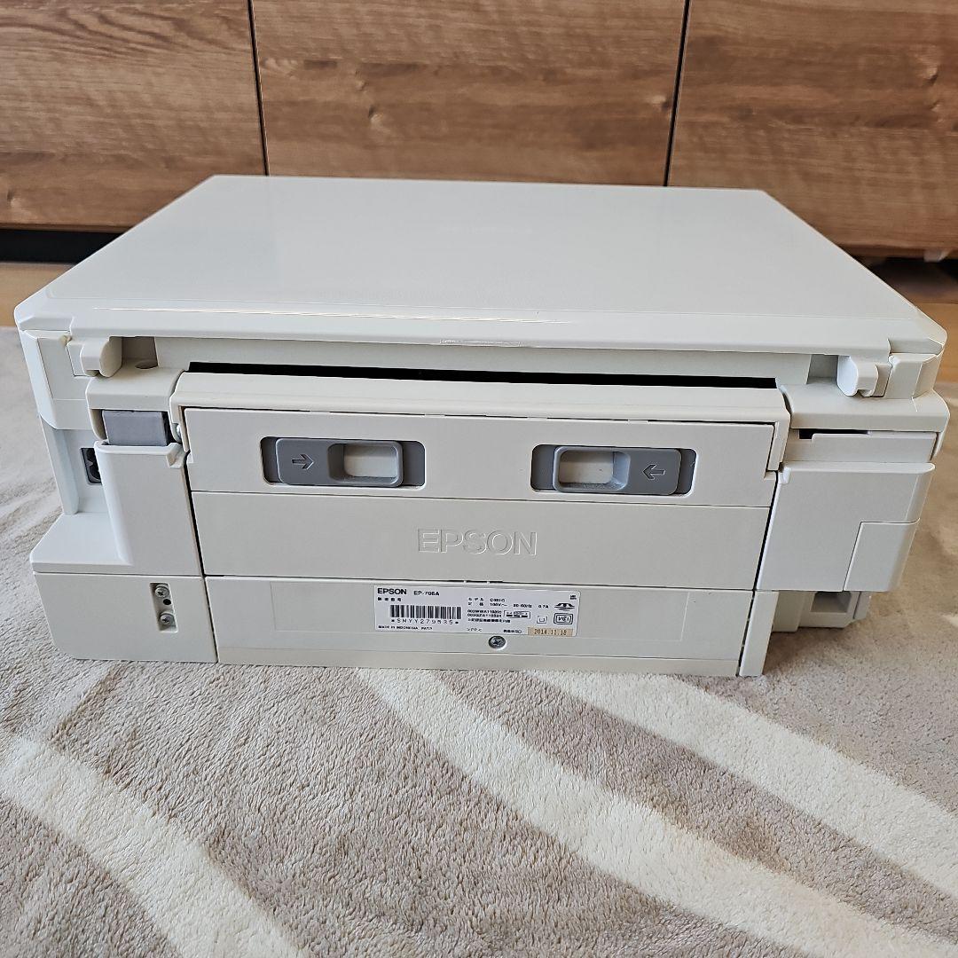 EPSON EP706A ジャンク品　純正インク6本付