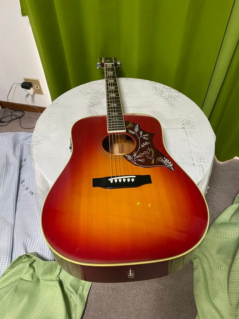 新春特価 ビンテージMorris WH-20 ハミングバード エレアコ音出し良好