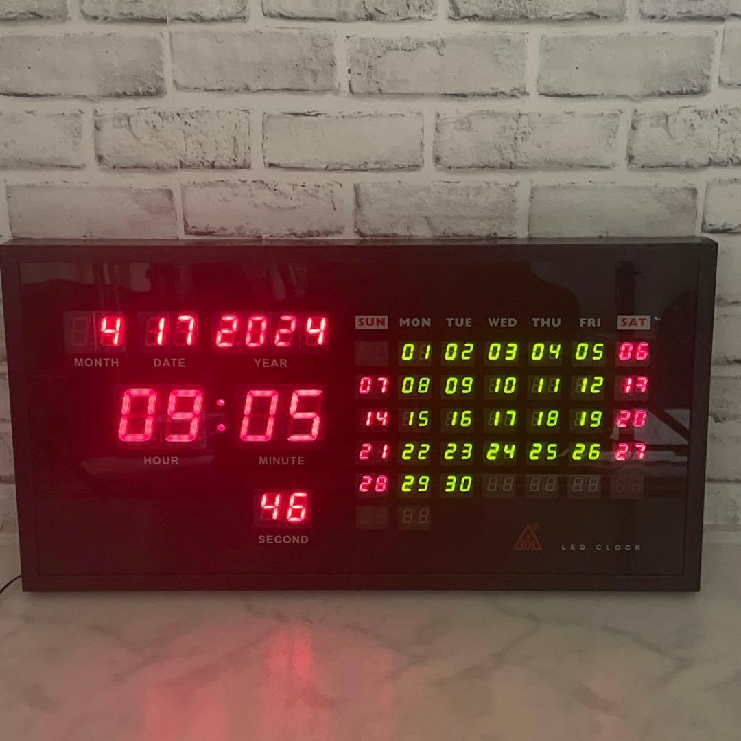 タカラベルモント エトロワプロ希少 JDL LED CLOCK 壁掛け時計