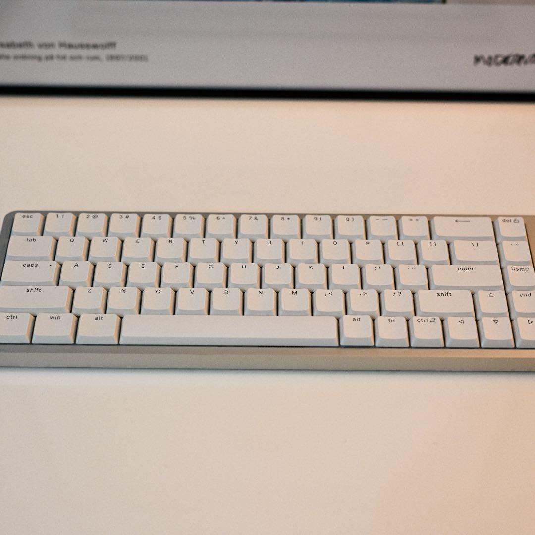 Lofree Flow2 68 ロープロファイル 静音キーボード シルバー