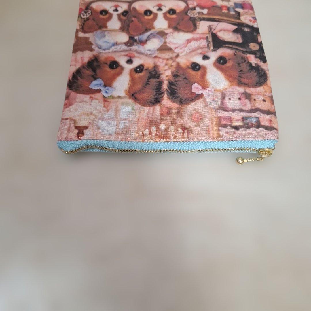 激レアパピヨンパネル生地 ハンドメイド 両面パネル布バスケット