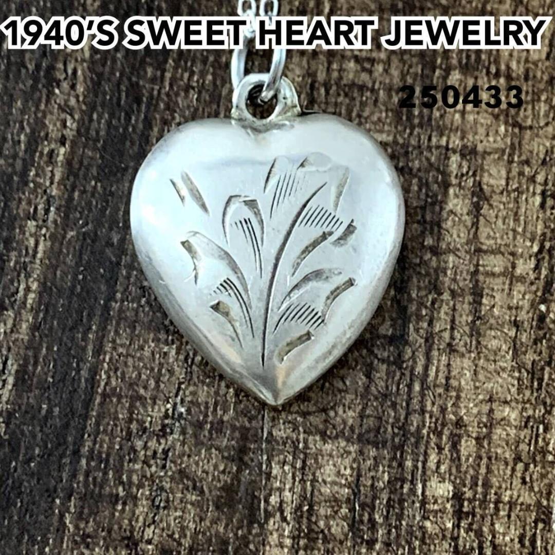 スウィートハートジュエリー リーフ 葉 シルバーヴィンテージ