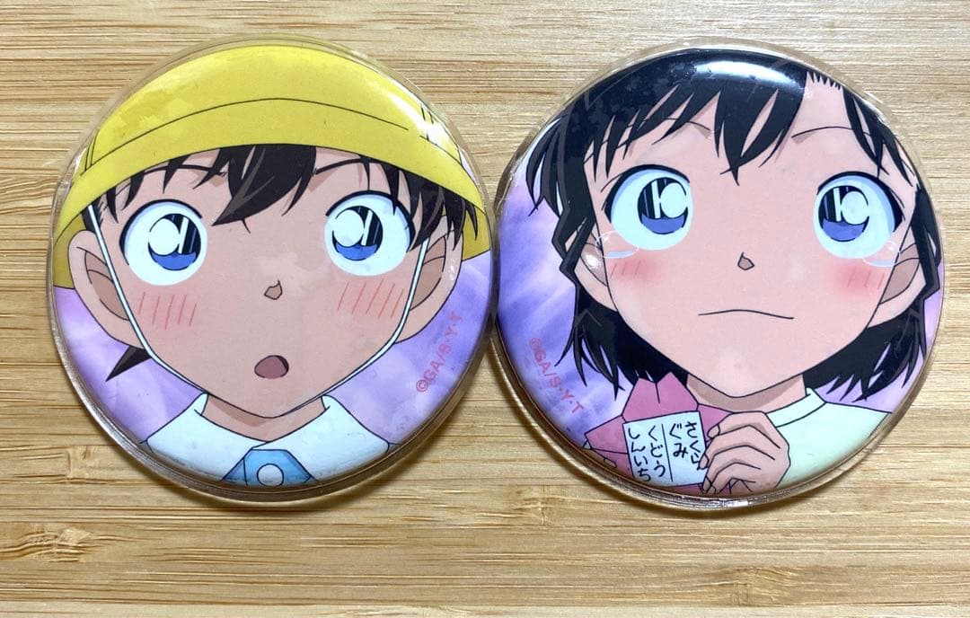コナン 蘭 幼少期 さくら組 缶バッジ - メルカリ