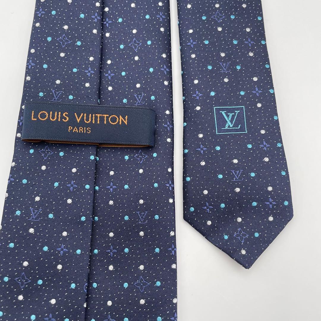 ✨極美品✨LOUIS VUITTON ネクタイ モノグラム ドット 高級シルク