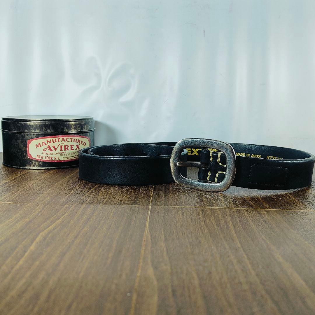 極上極美品】ヴィンテージワークス× AVIREX 高級ドレスベルト 付属品完備