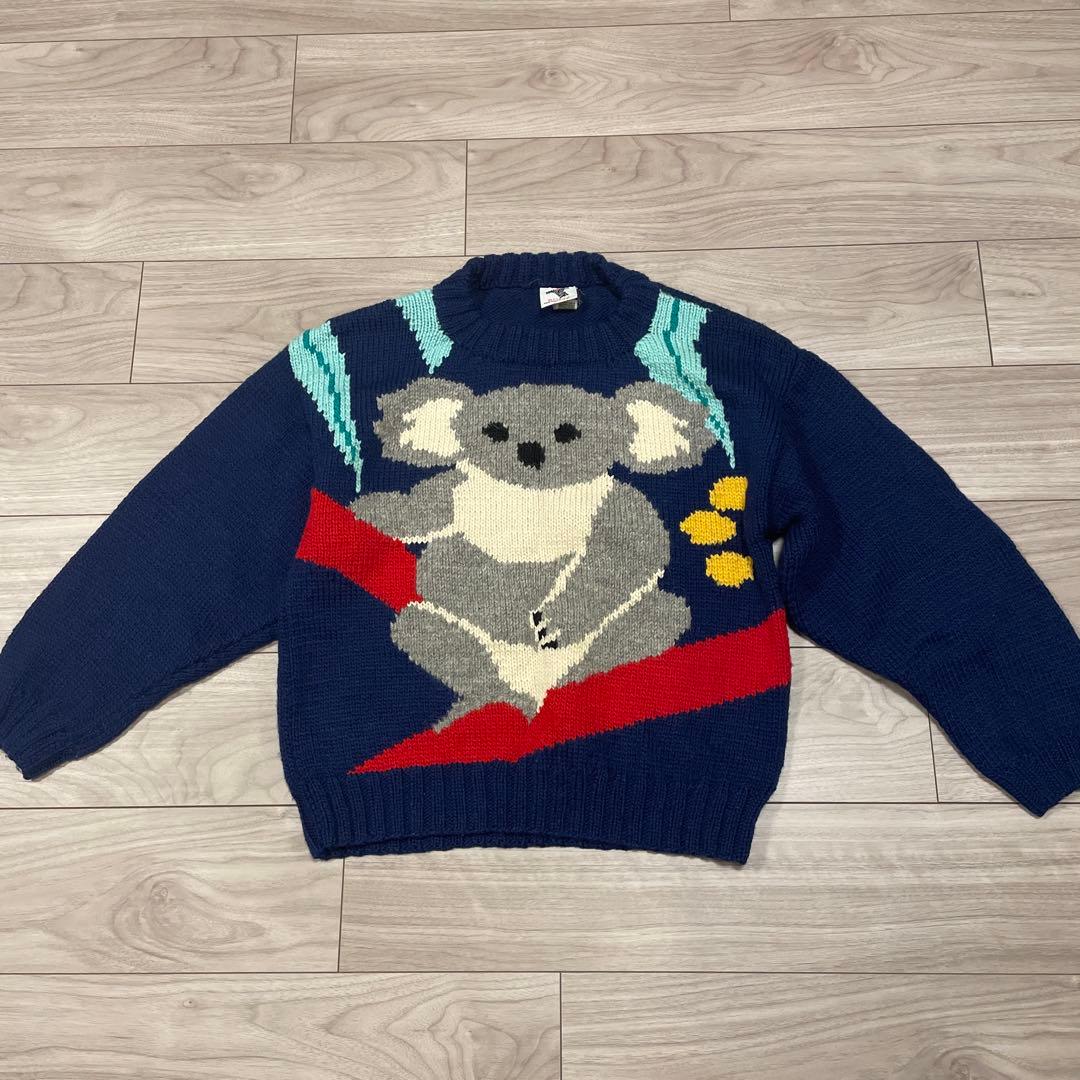 SALE❗️BONZO【ボンゾー】ハンドメイド コアラデザイン ニット