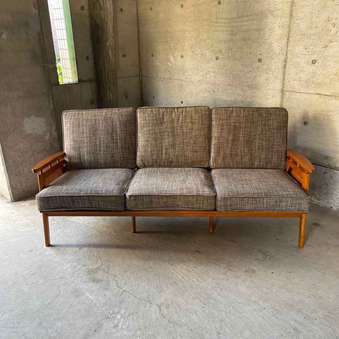 極美品　ACME Furniture ウィッカーラウンジ　3Pソファ ACME FURNITURE アクメファニチャー WICKER SOFA 3P ウィッカー ソファ 3P