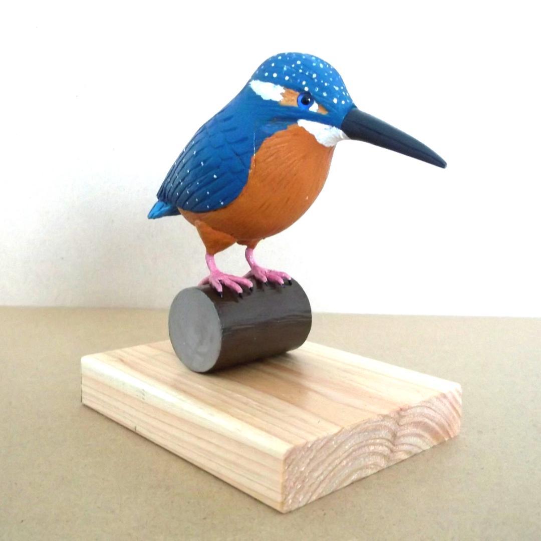 カワセミ バードカービング - メルカリ
