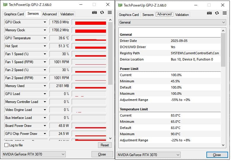 グラフィックボード・グラボ・ビデオカード RTX 3070 8GB msi VENTUS 2X OC