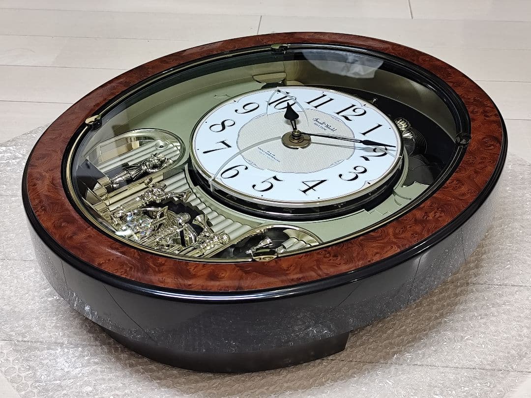 スモールワールドM498 からくり時計 メロディ 電波 レア 動作確認済み