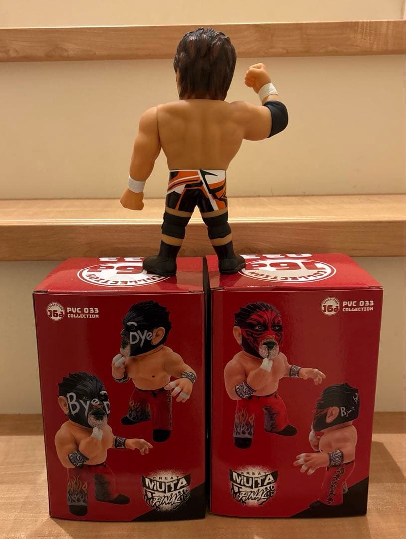 16dソフビコレクション グレートムタ・小島聡 フィギュアセット - メルカリ