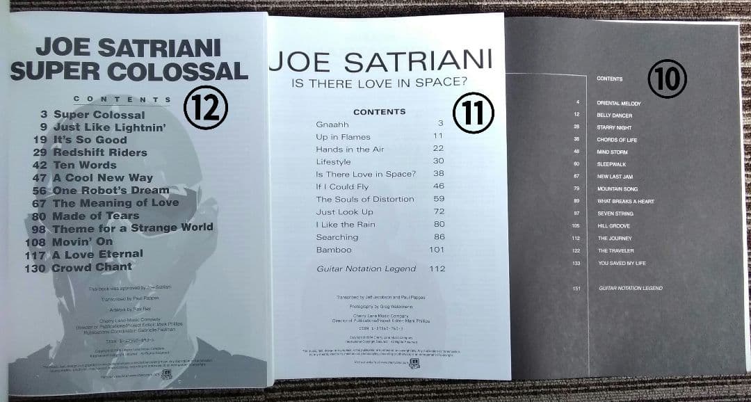 Joe Satriani ジョー・サトリアーニ 楽譜 スコア 15冊 まとめ売り