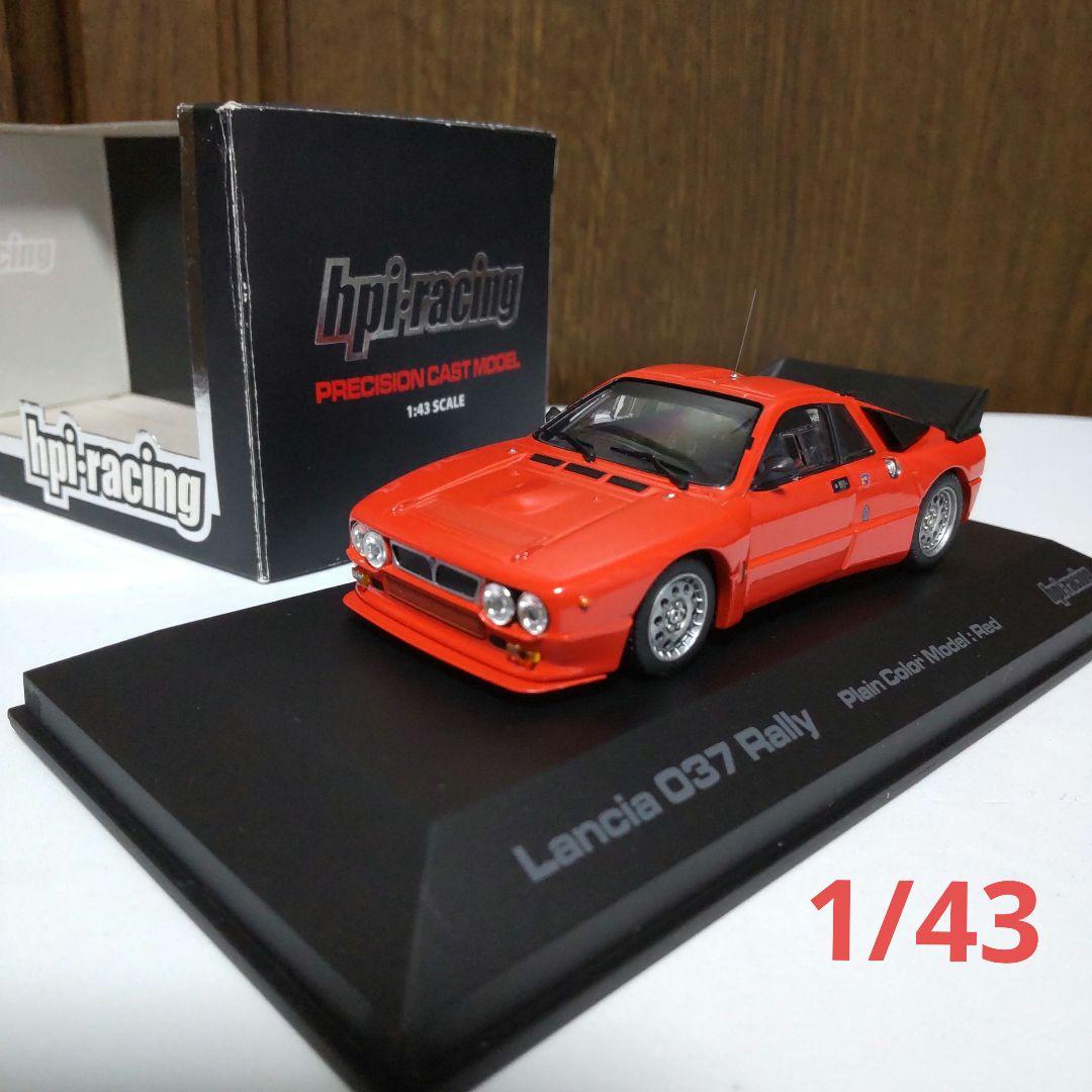 ランチア 037 ラリー プレインカラーモデル レッド 1/43 hpi - メルカリ