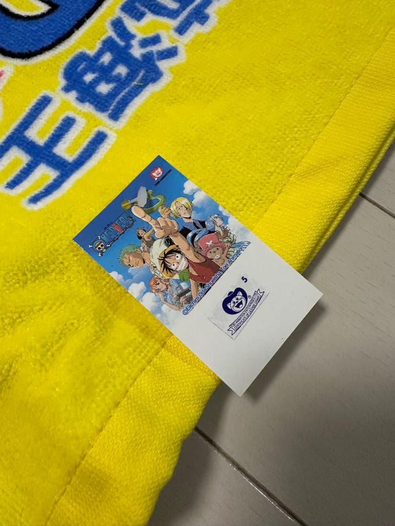 タグ付き ワンピース キャラクターバスタオル73㎝✖️150㎝ 大判バス