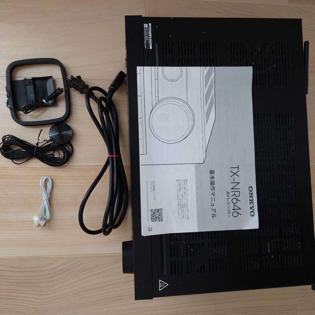 ONKYO 7.2ch対応AVセンター TX-NR646 ブラック