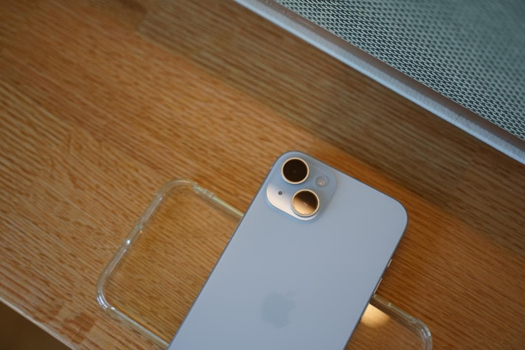 美品 iPhone15plus 128GB SIMフリー ブルー