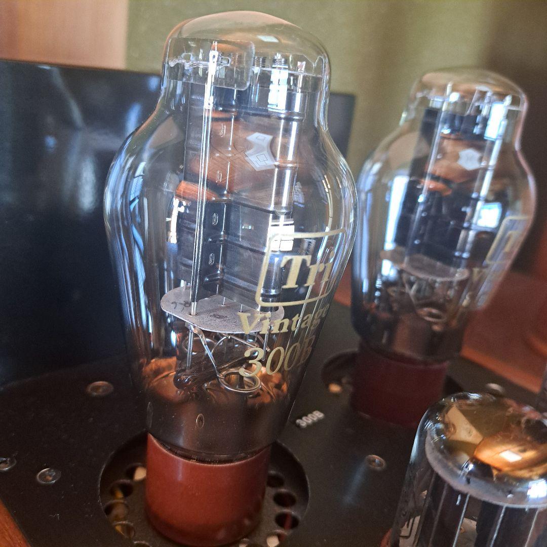 Tri300Bシングルアンプ 予備真空管PSVANE300B付き!