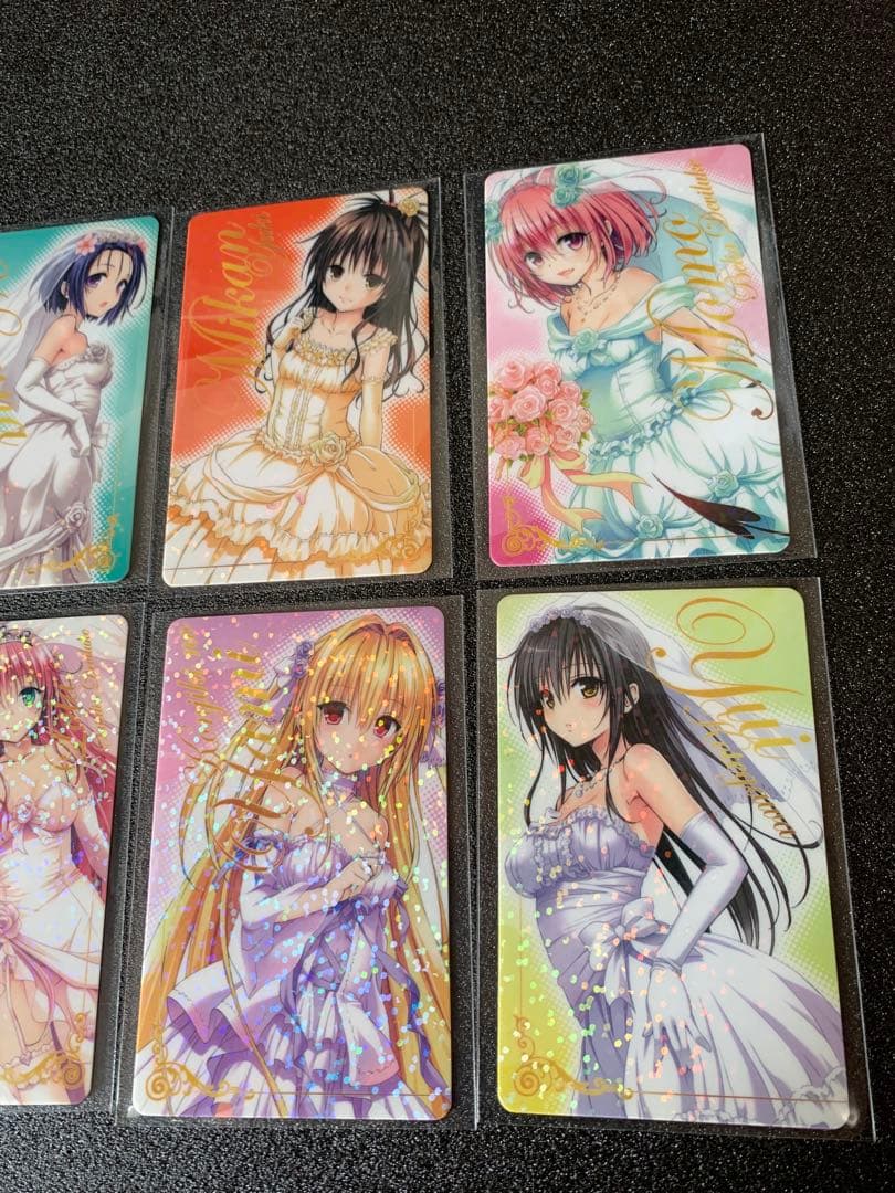 ToLOVEる　ナツコミ　ウェディングカード　1枚白かけ有り