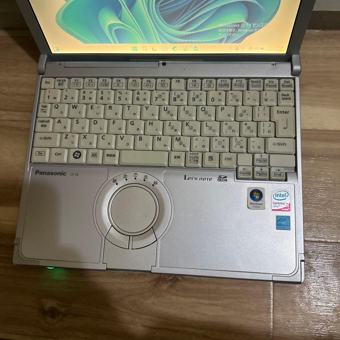 Panasonic Let's note シルバー ノートPC