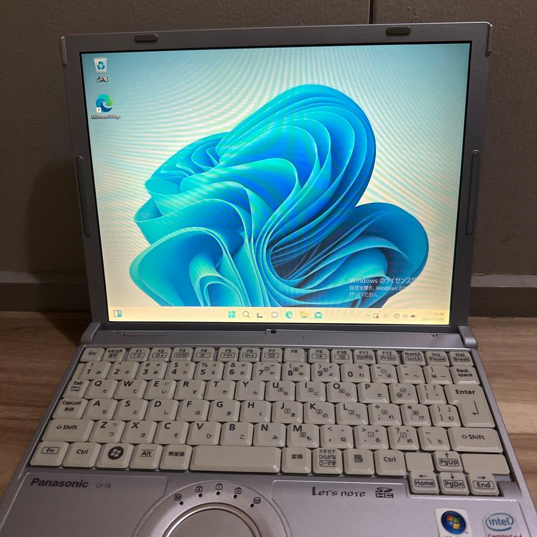 Panasonic Let's note シルバー ノートPC
