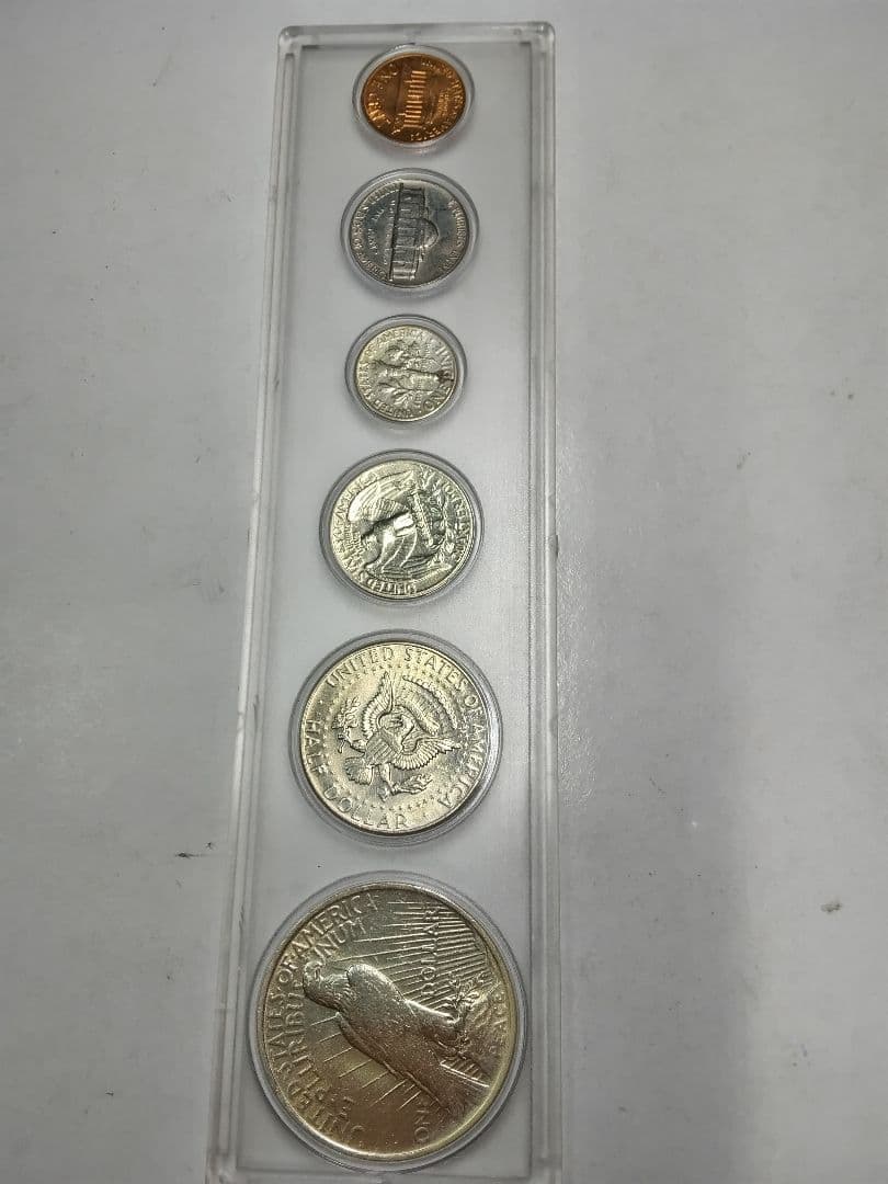 hab018 アメリカ コインセット 1922年ピースダラー、銀貨含む