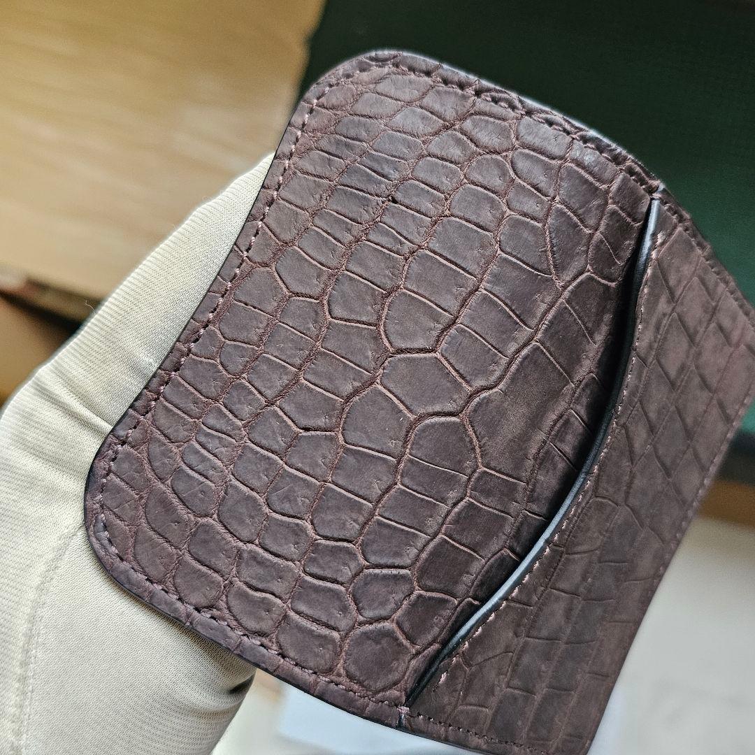 未使用 ワイルドスワンズ タング tongue クロコダイル ポロサス クロコ