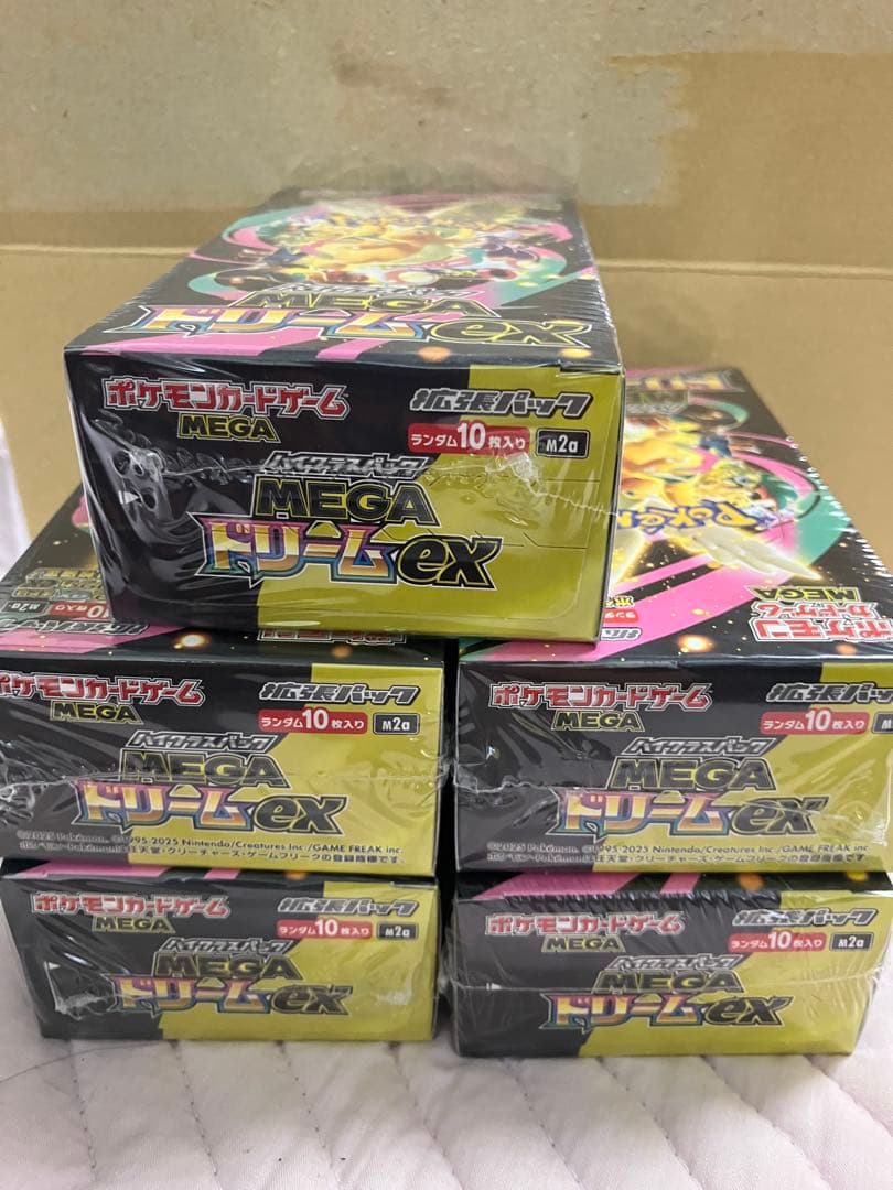 ポケモンカード MEGAドリームex 5BOX 未開封シュリンク付き - メルカリ