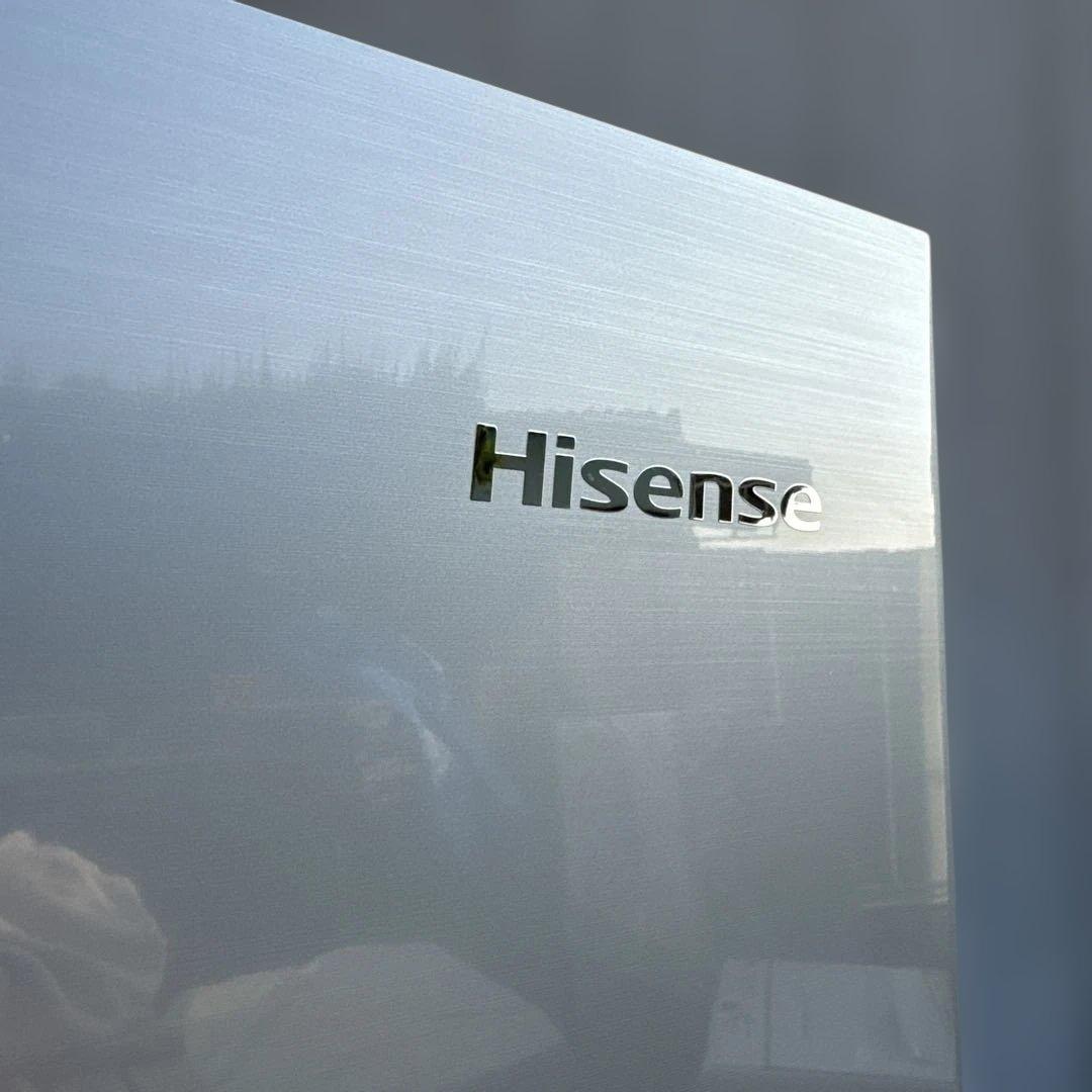 送料込 Hisense 冷蔵庫 227L スリム大容量 鏡面 省エネタイプ