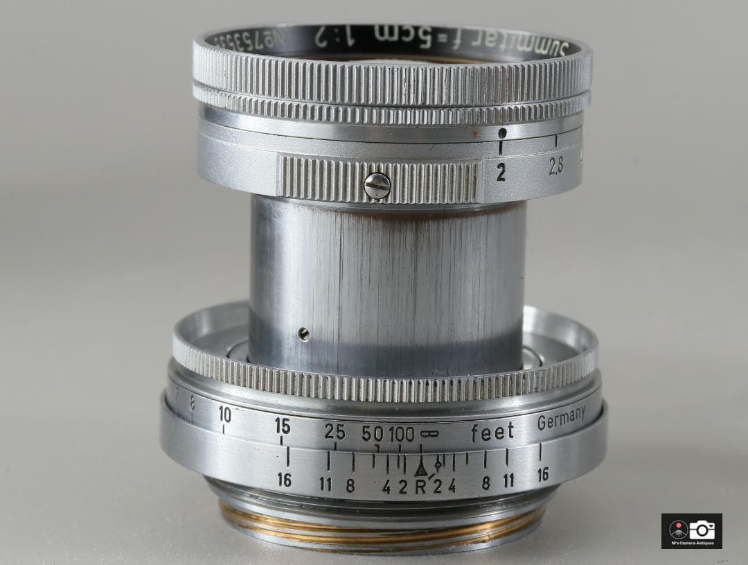 良品 Leica Summitar 50mm F/2 L39 レンズ1949年製
