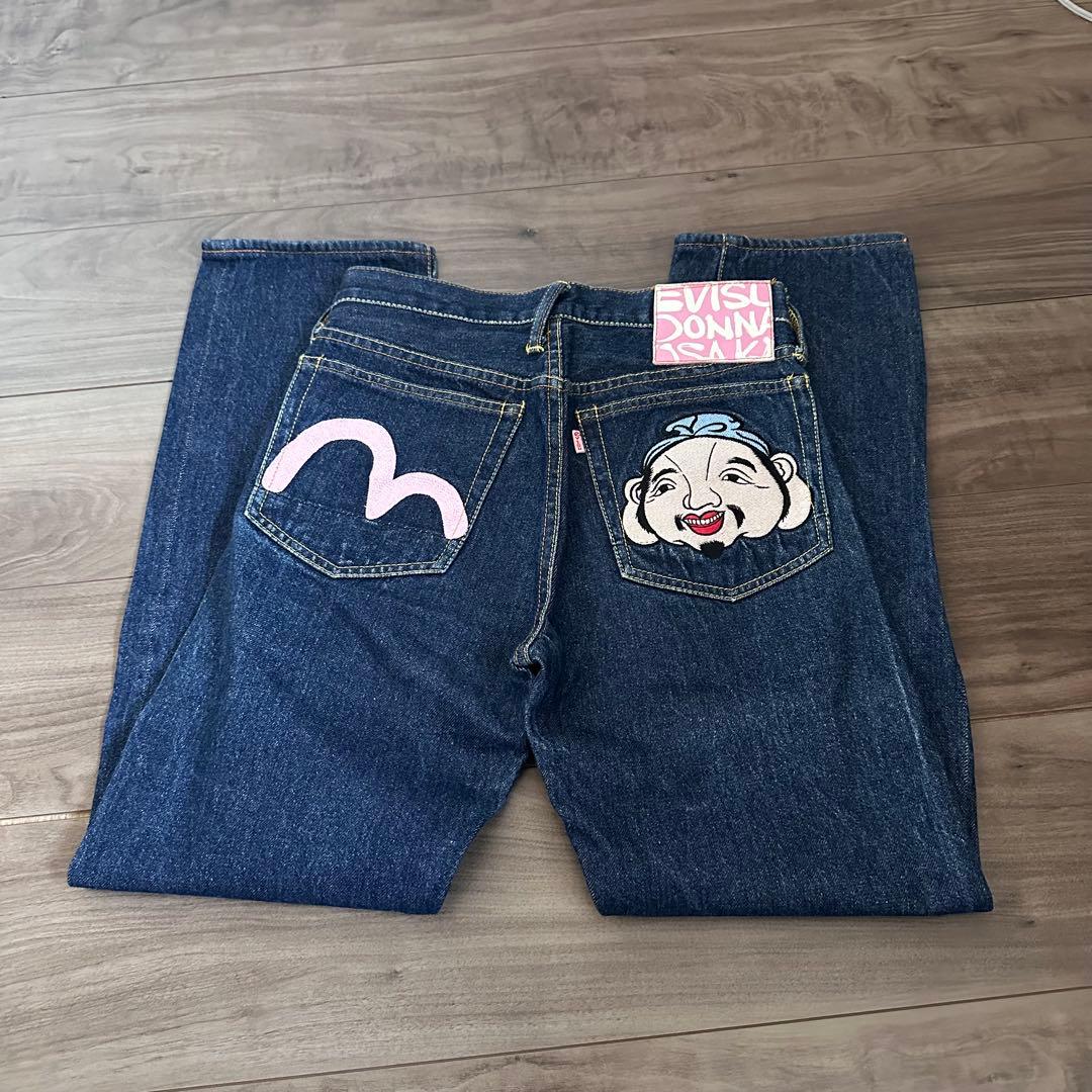 < EVISU > DONNA OSAKA Selvedge Denim ＊ EVISU > DONNA OSAKA Selvedge Denim ＊ - メルカリ