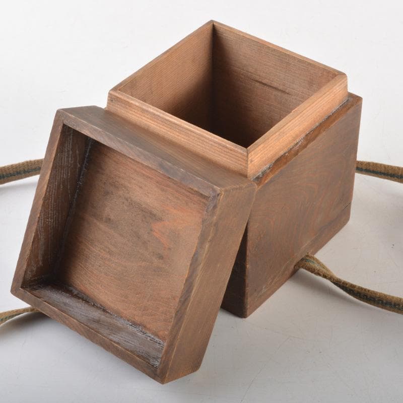 茶道具 天然木 網目 棗 仕覆・時代箱付 V 6339