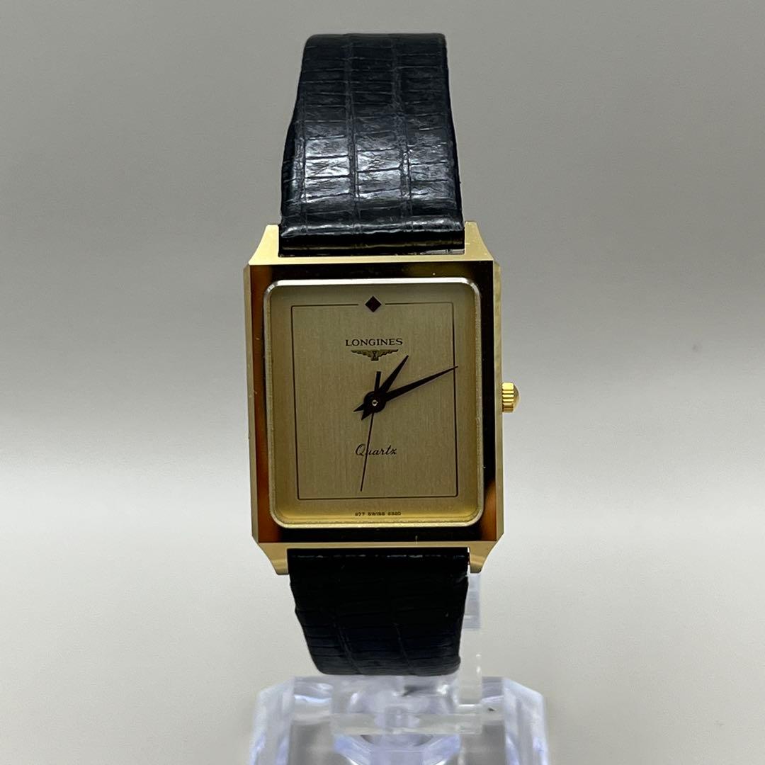 美品 希少 LONGINES ロンジン XL24 クォーツ メンズ ゴールド - メルカリ