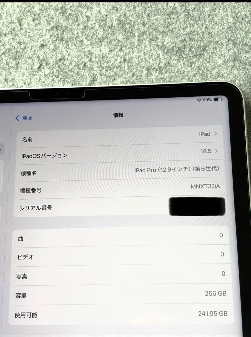 iPad Pro 12.9 第6世代 256GB+Apple Penci第2世代