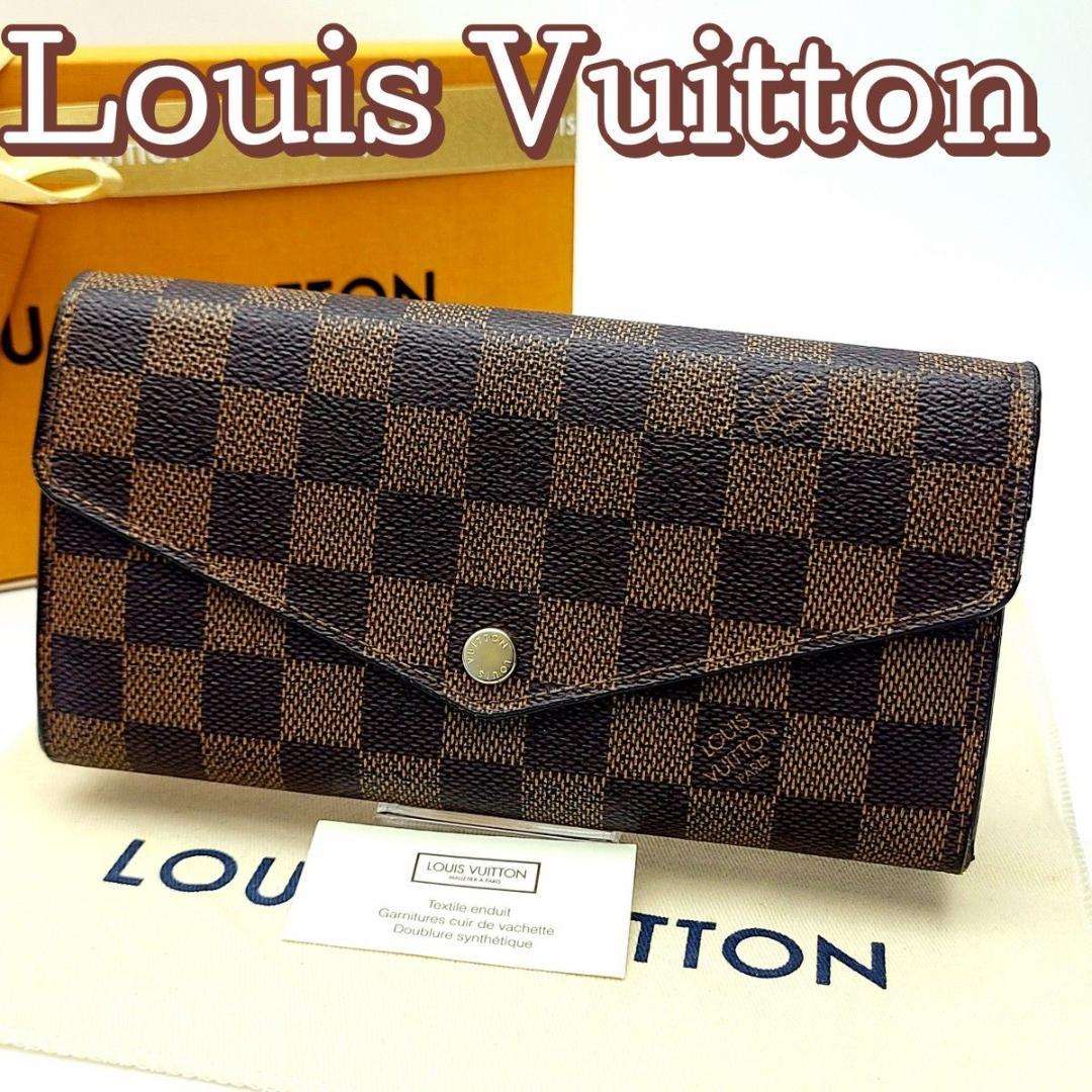 ルイヴィトン ダミエ エベヌ ポルトフォイユ サラ 長財布 N63209 新型