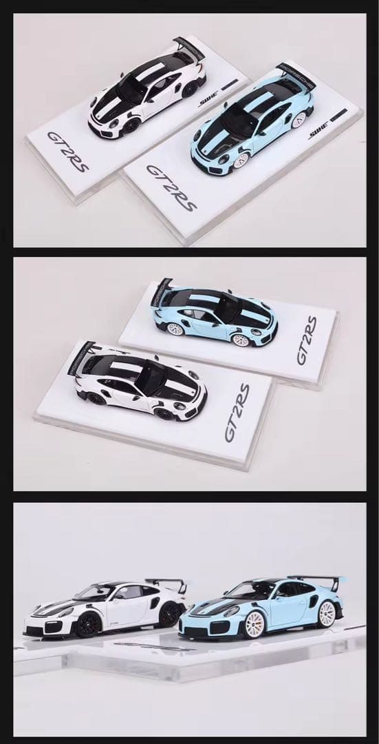 世界100台限定 suhe 1/64 ポルシェ 911 GT2RS ブルー - メルカリ