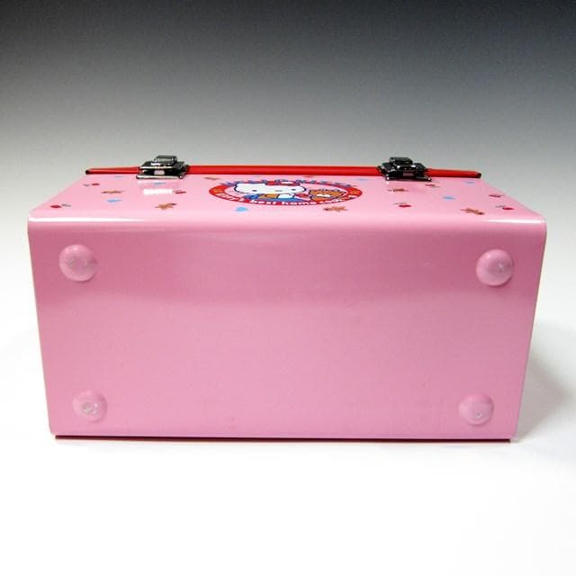 1986年製◇サンリオ◇ハローキティ◇ブリキBOX トランク◇ユニ