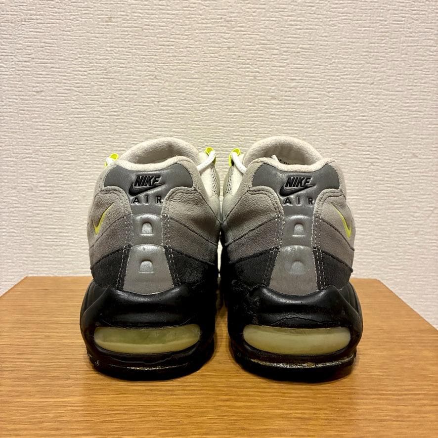 美しきジャンク品】2008復刻 NIKE エアマックス95 イエローグラデ