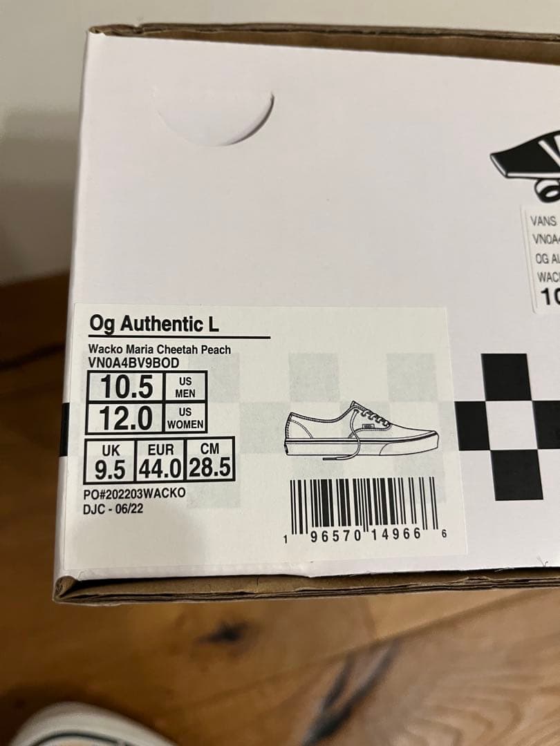 WACKO MARIA × VANS ワコマリア バンズ 28.5cm